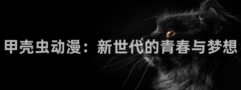 囧次元app官网下载：甲壳虫动漫：新世代的青春与梦想
