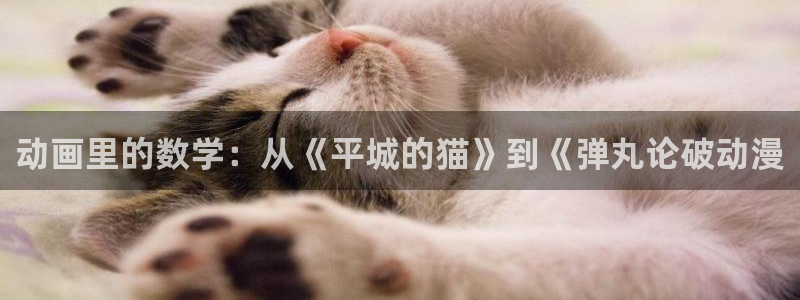 囧次元官方网址：动画里的数学：从《平城的猫》到《弹丸论破动漫